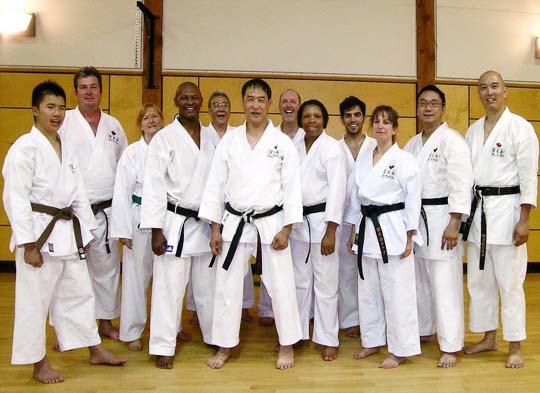 Shihan Humphrey & Sensei Ursula visit to Canada training  with Shihan Chan at False Creek Dojo 1